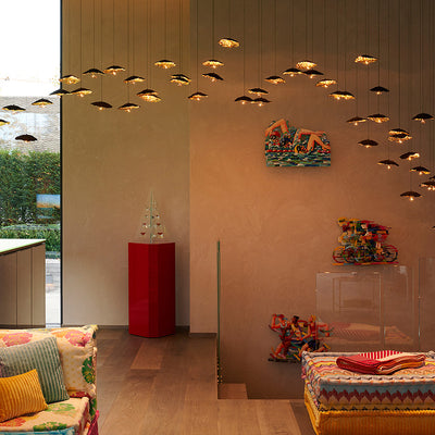 Mobile / Gold Moon JC/IC Pendant Lamp by Catellani & Smith