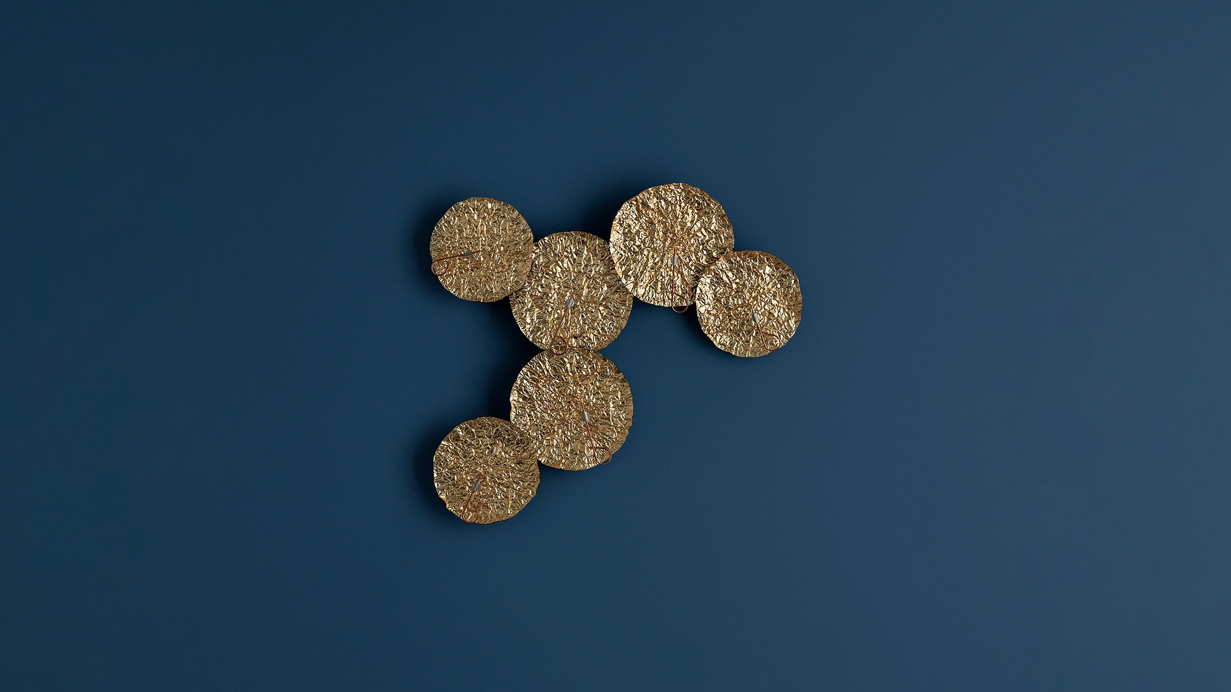 Desktop / Gold Moon Wall Lamp by Catellani & Smith