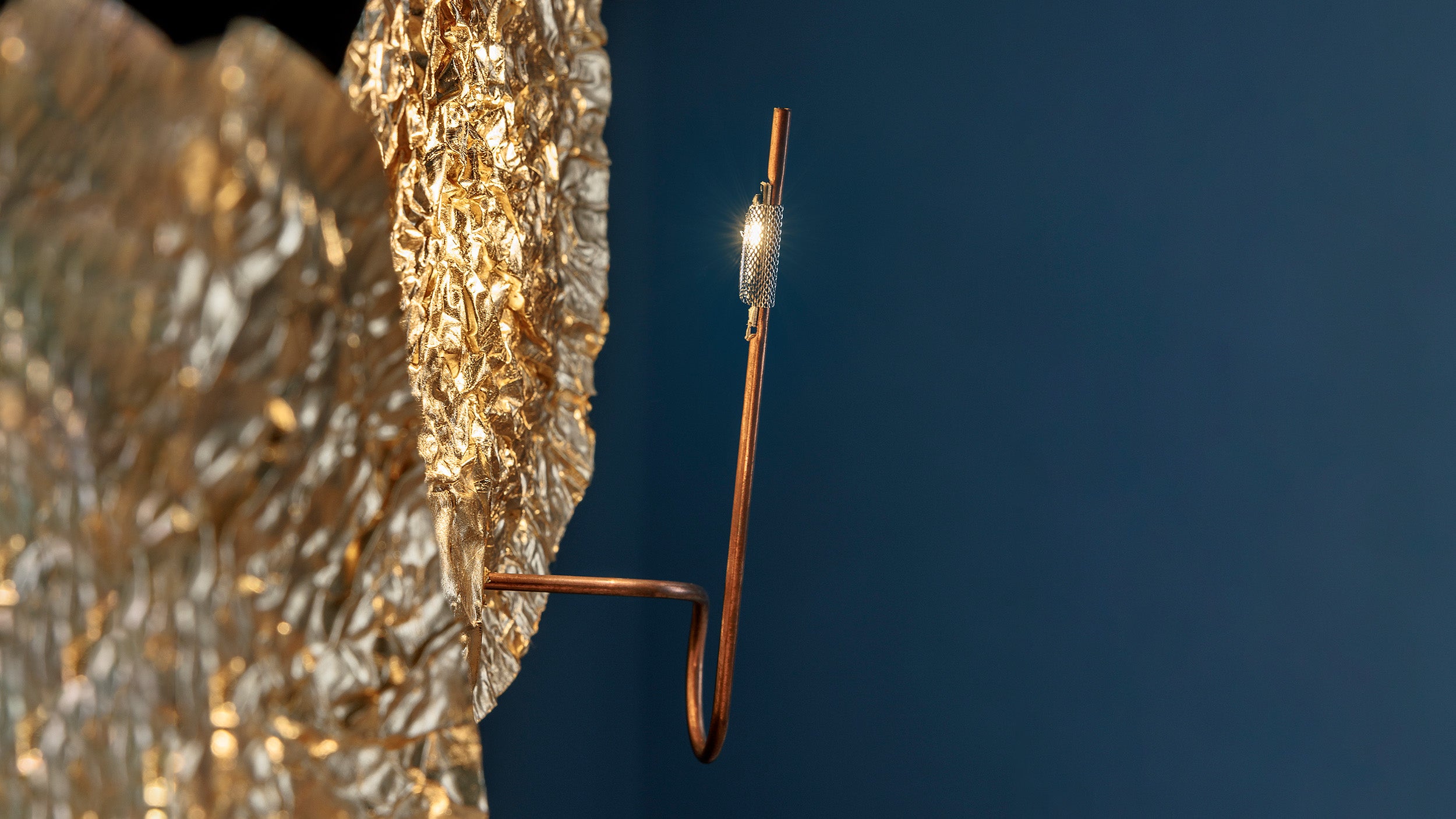 Desktop / Gold Moon Wall Lamp by Catellani & Smith