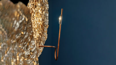 Desktop / Gold Moon Wall Lamp by Catellani & Smith