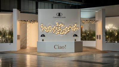 Desktop / Gold Moon Wall Lamp by Catellani & Smith