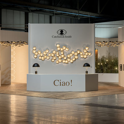 Mobile / Gold Moon Wall Lamp by Catellani & Smith