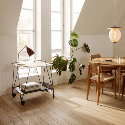 Black Semi Matt / Mobile / Gräshoppa Table Lamp, designed by Greta M. Grossman and made by Gubi