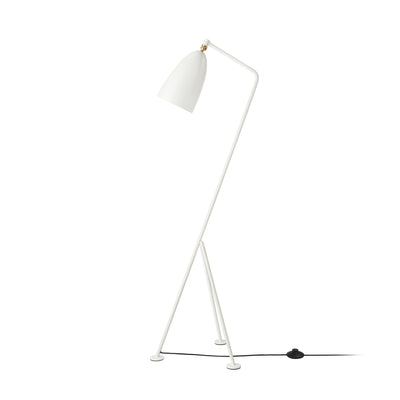 Alabaster White Glossy / Mobile / Gräshoppa Floor Lamp, designed by Greta M. Grossman and made by Gubi