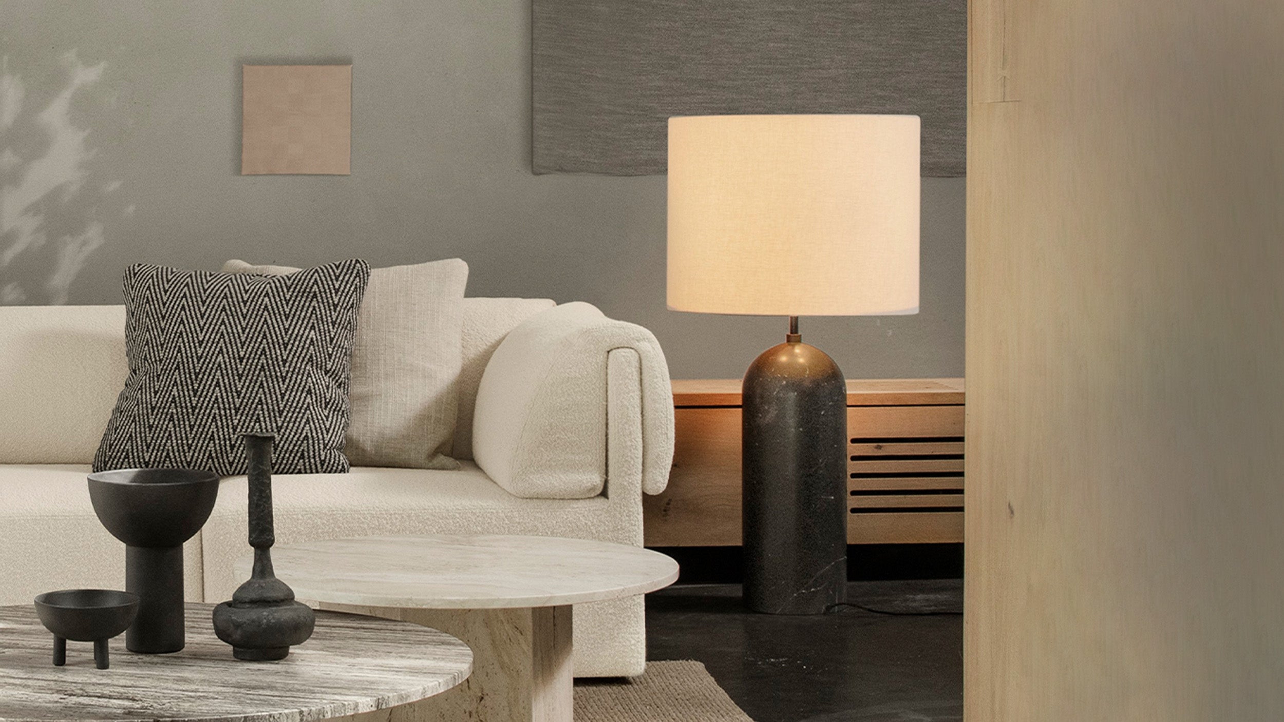 Desktop / Gravity Floor Lamp, designed by Space Copenhagen for Gubi