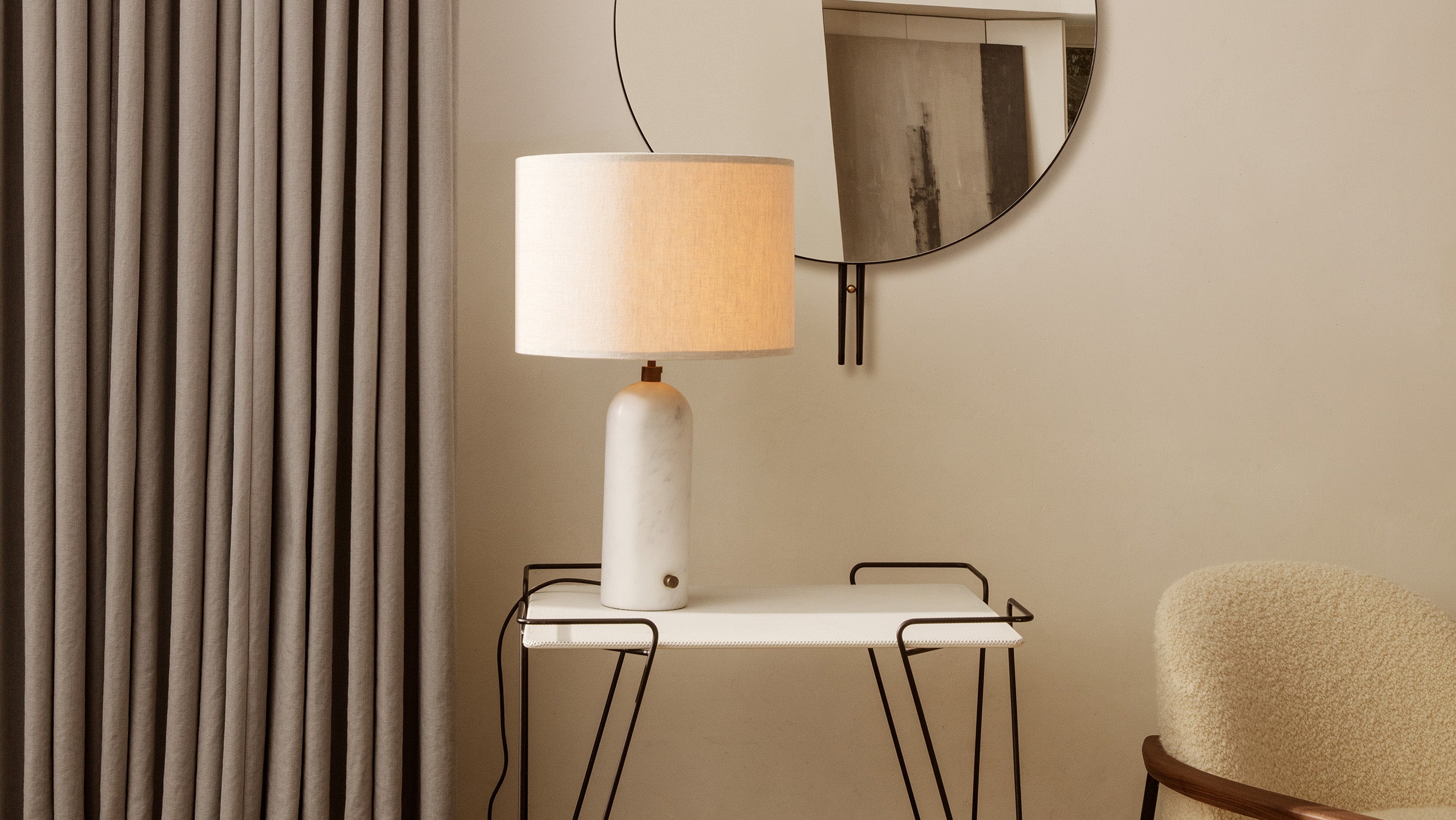 Desktop / Gravity Table Lamp, designed by Space Copenhagen for Gubi
