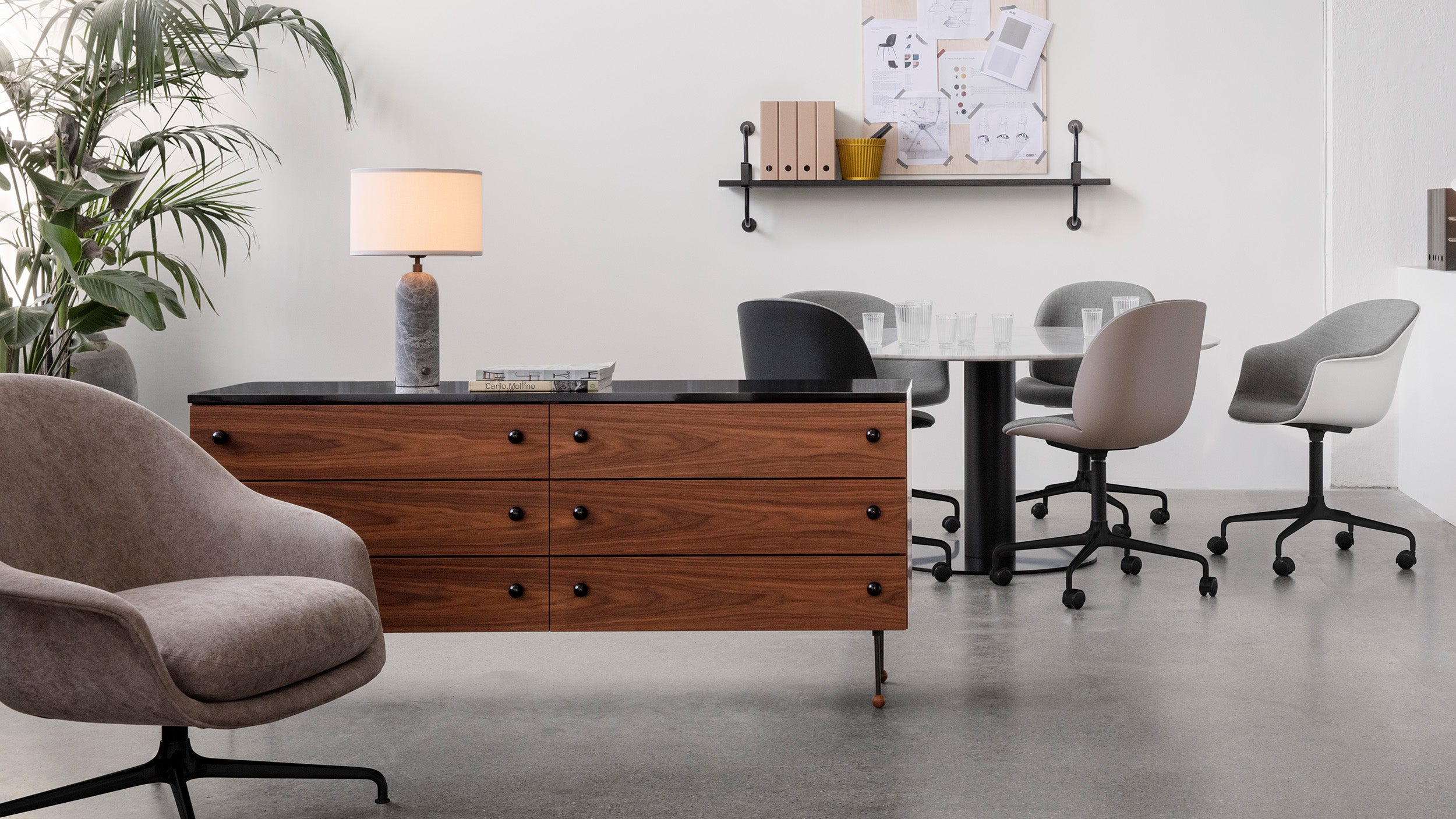 Desktop / Gravity Table Lamp, designed by Space Copenhagen for Gubi