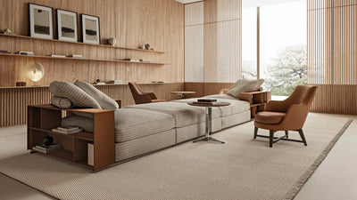 Desktop / Groundpiece Sofa Composition, designed by Antonio Citterio for Flexform