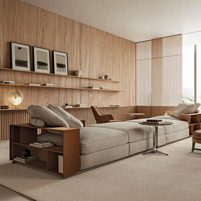 Mobile / Groundpiece Sofa Composition, designed by Antonio Citterio for Flexform