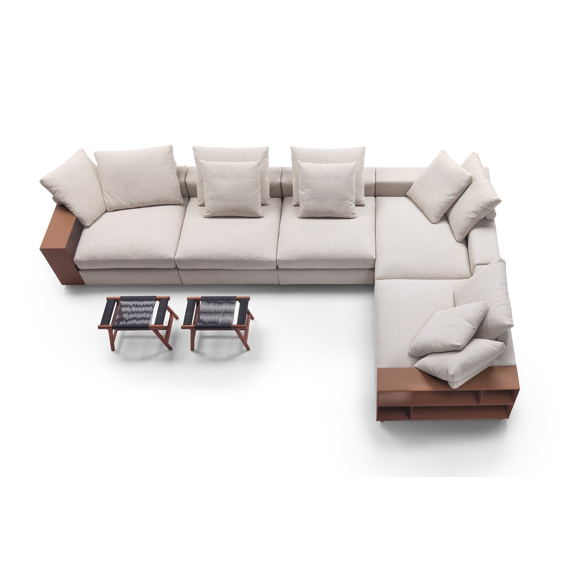Mobile / Groundpiece Sofa Composition, designed by Antonio Citterio for Flexform
