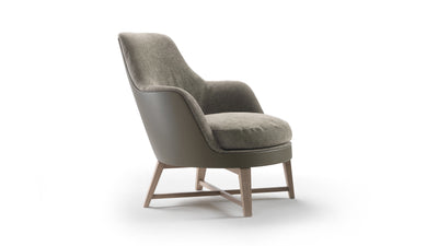 Desktop / Guscio Armchair, designed by Antonio Citterio for Flexform