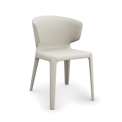 Cenere Leather 13X328 / Mobile / BlackMenu / Hola 367 Chair, designed by Hannes Wettstein made by Cassina