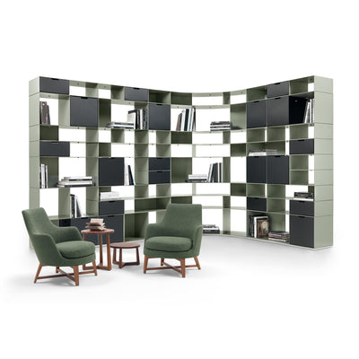 Mobile / Infinity Bookshelf, designed by Antonio Citterio for Flexform