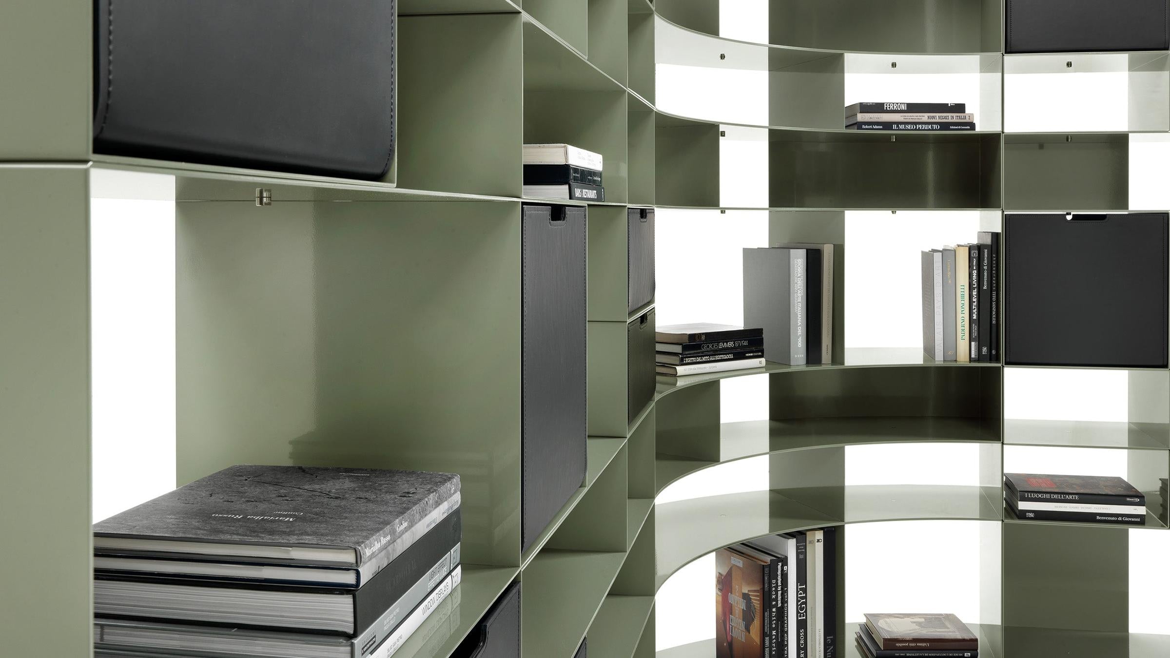Flexform Bookcase Infinity Bookshelf