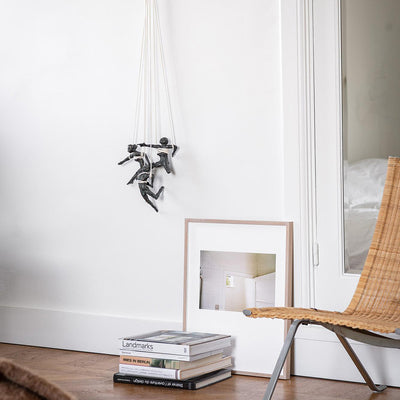 Mobile / Interlace Bronze Sculpture, designed by Jacques Vanroose for Gardeco