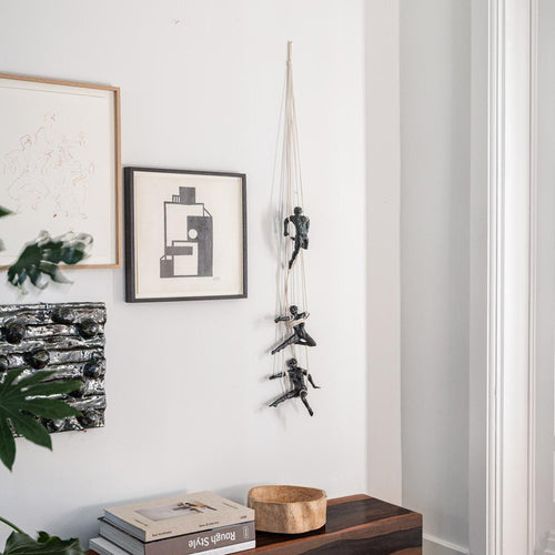 Mobile / Interlace Bronze Sculpture, designed by Jacques Vanroose for Gardeco