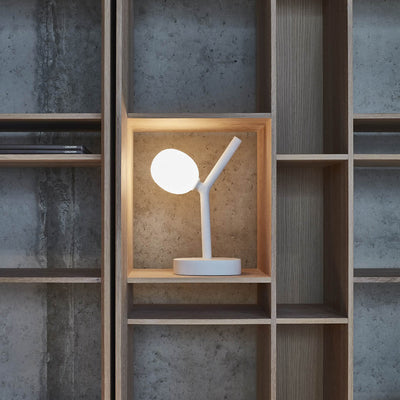 White / Mobile / Ivy Table Battery lamp by Lucie Koldová for Brokis