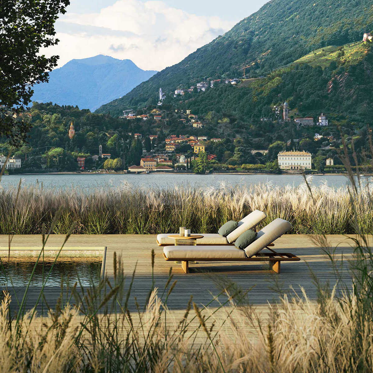 Mobile / BlackMenu / Mesh Deckchair, designed by Patricia Urquiola