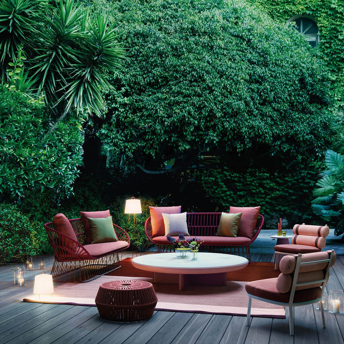 Mobile / WhiteMenu / Mia Table and Floor Light, designed by Michel Charlot