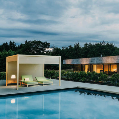 Mobile / WhiteMenu / Mia Table and Floor Light, designed by Michel Charlot