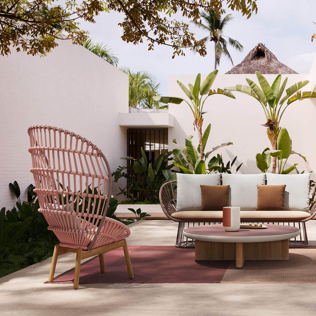 Mobile / WhiteMenu / Cala Armchair, designed by Doshi Levien