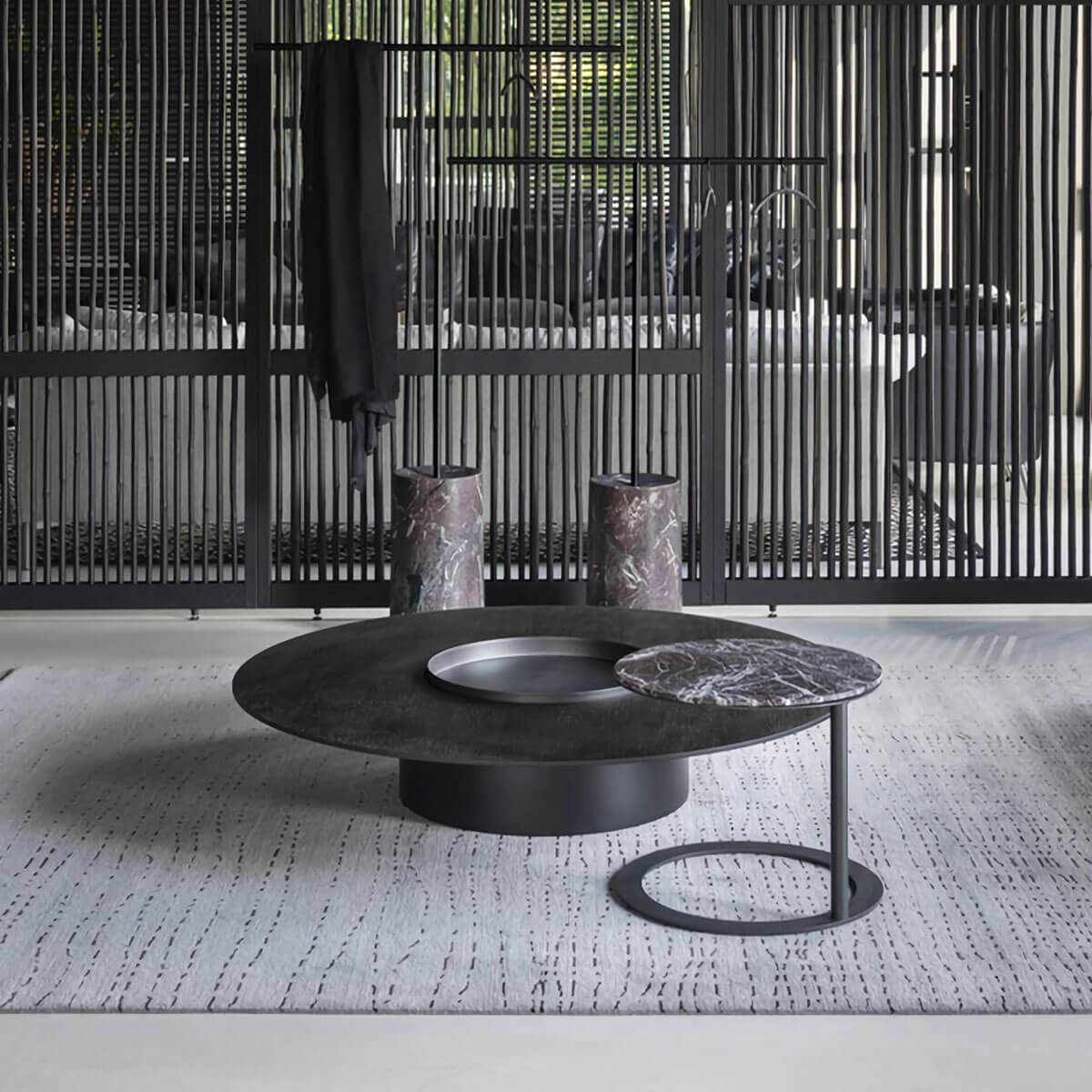 Mobile / WhiteMenu / Tethys Coffee Table, designed by Oscar & Gabriele Buratti made by Living Divani