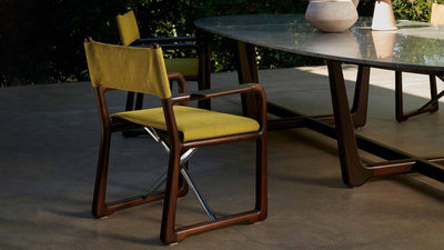 Desktop / LPIDC01 Folding Director's Chair, designed by Paola Navone for Exteta