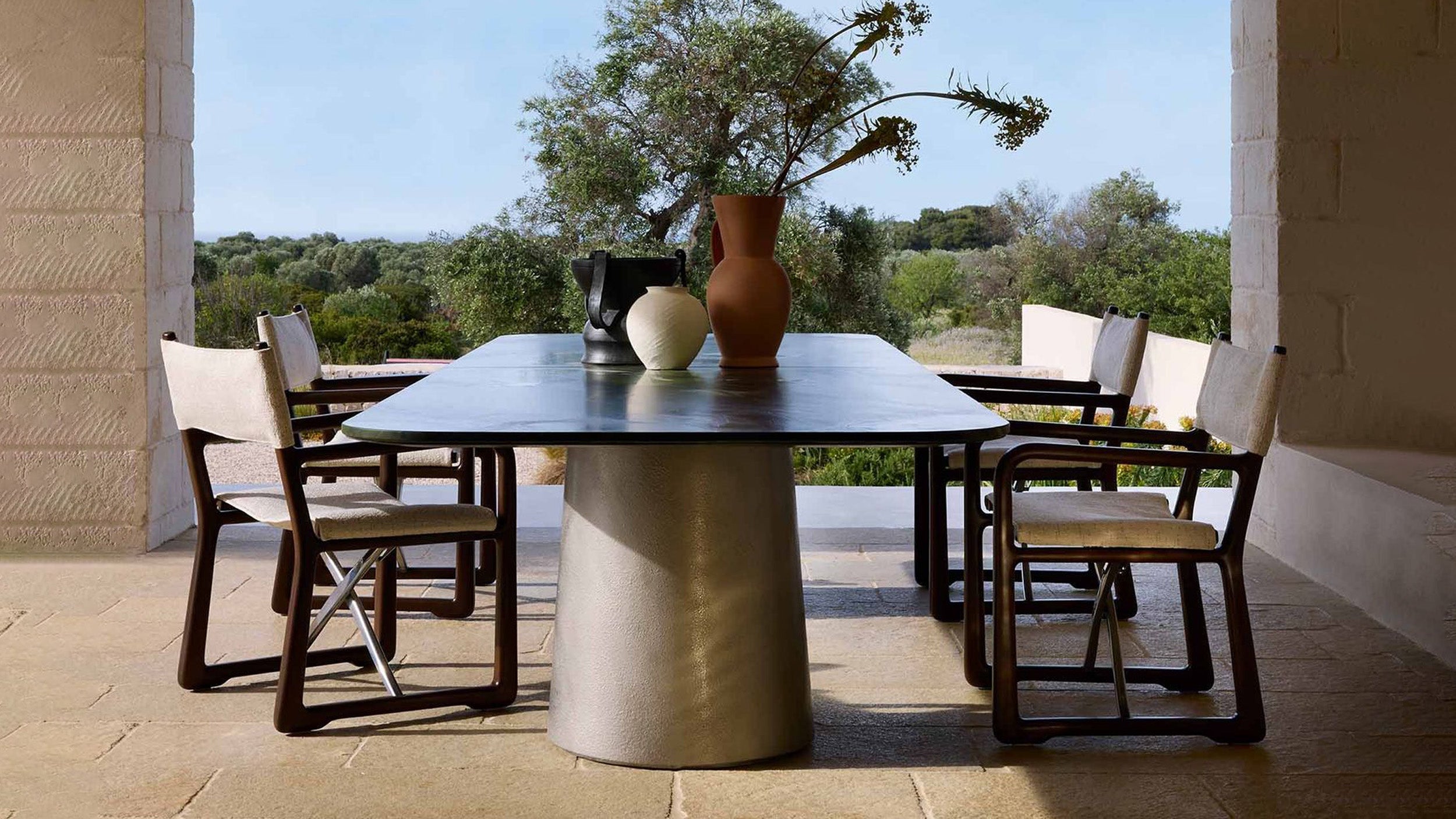 Desktop / LPIDC01 Folding Director's Chair, designed by Paola Navone for Exteta