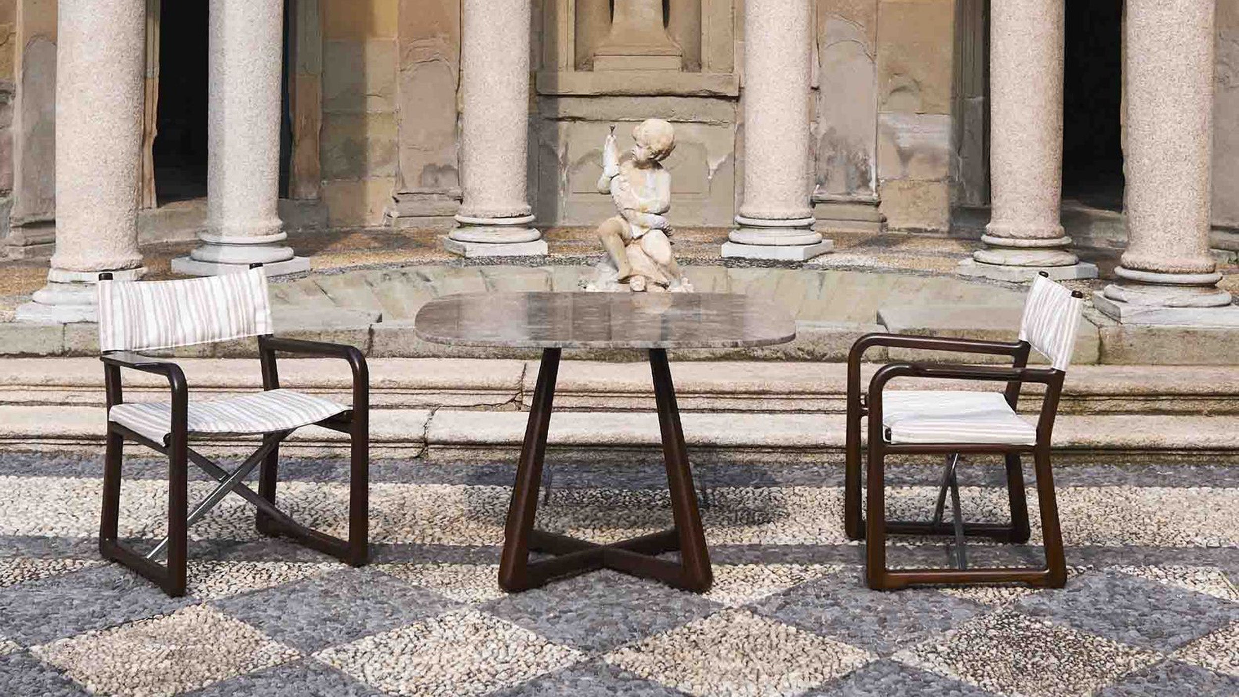 Desktop / LPIDC01 Folding Director's Chair, designed by Paola Navone for Exteta