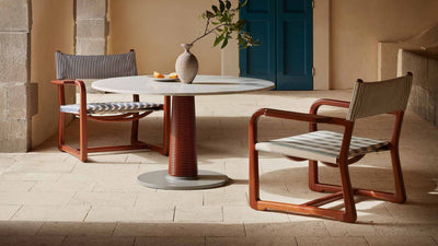 Desktop / LPIDC02 Armchair, designed by Paola Navone for Exteta