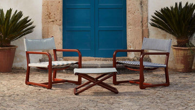 Desktop / LPIDC03 Foldable Stool, designed by Paola Navone for Exteta