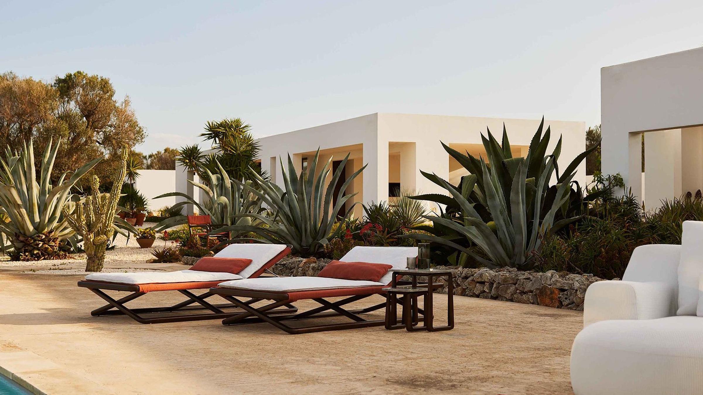 Exteta Outdoor Chaise Lounge LPIDC04 Sunbed