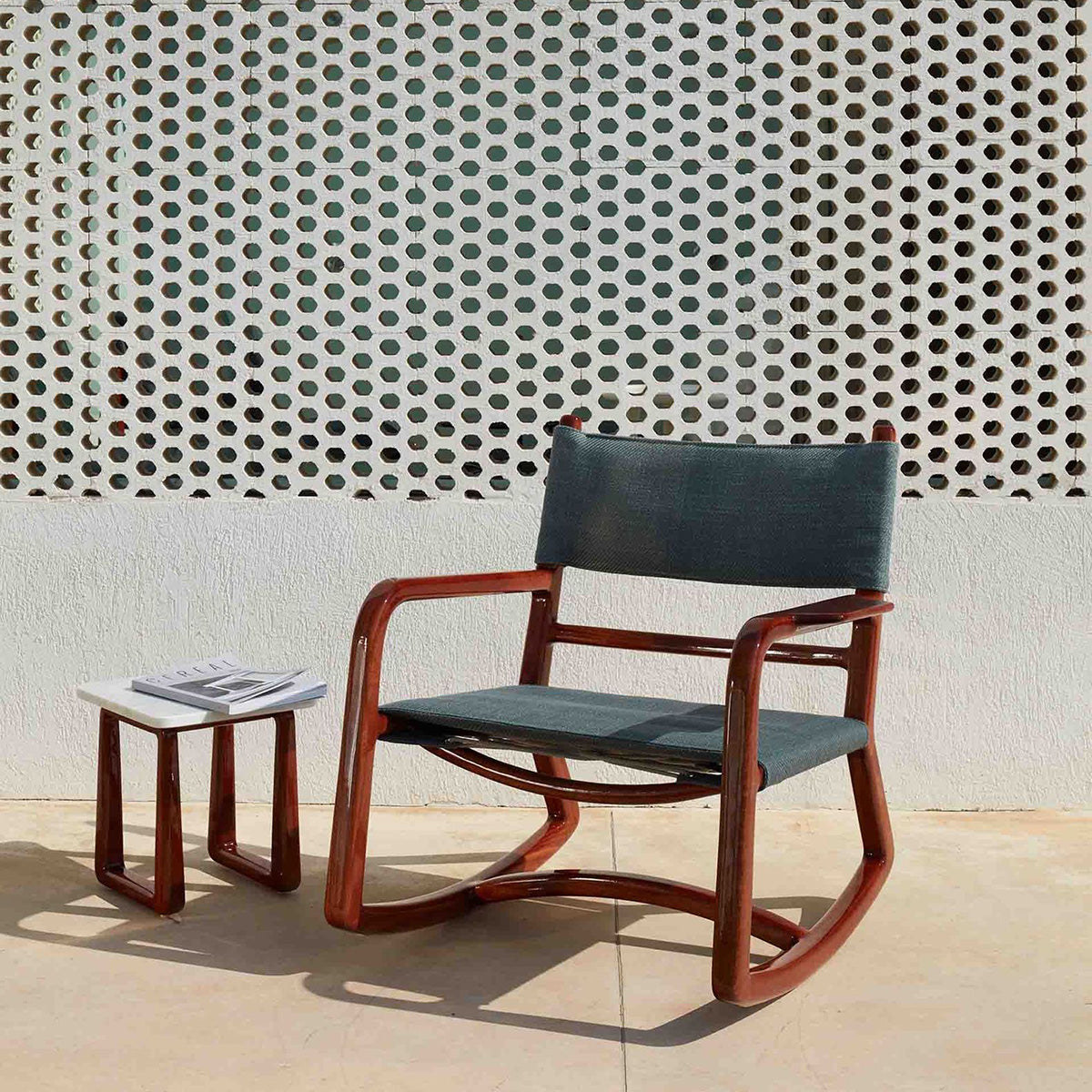 Mobile / LPIDC05 Rocking Chair, designed by Paola Navone for Exteta
