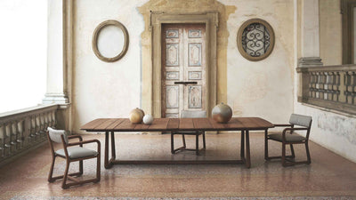 Desktop / LPIDC14 Wooden Dining Table, designed by Paola Navone for Exteta