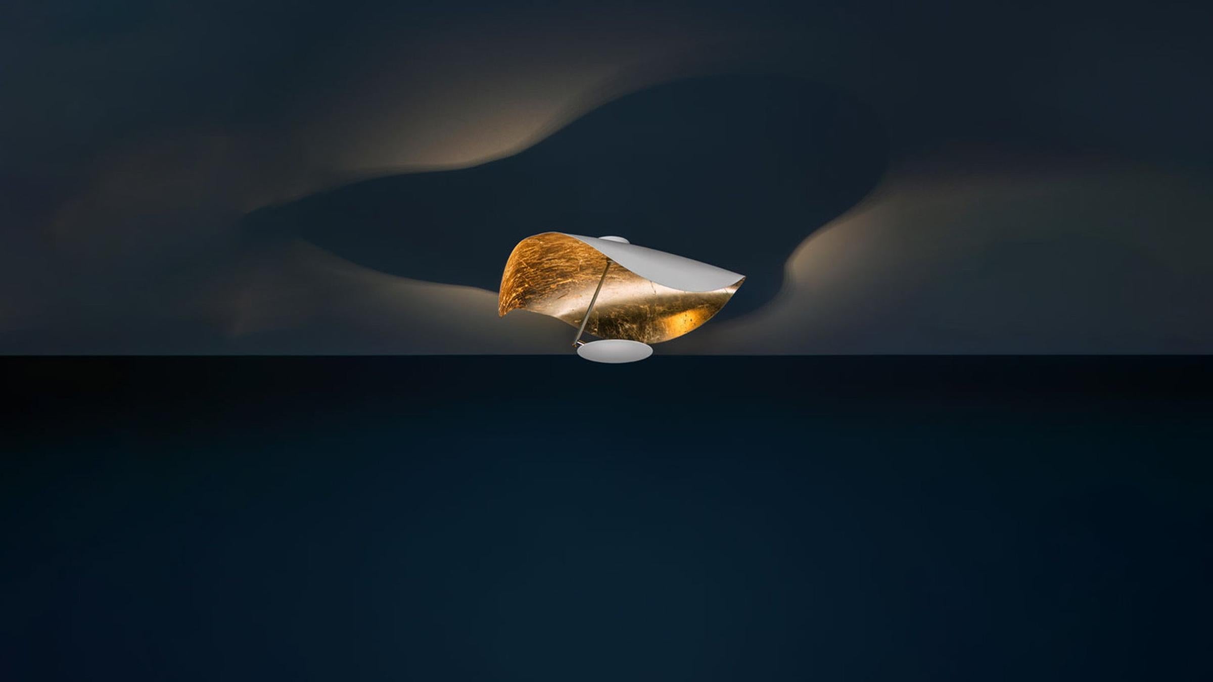 Catellani & Smith Wall Lamp Lederam Manta CWS1