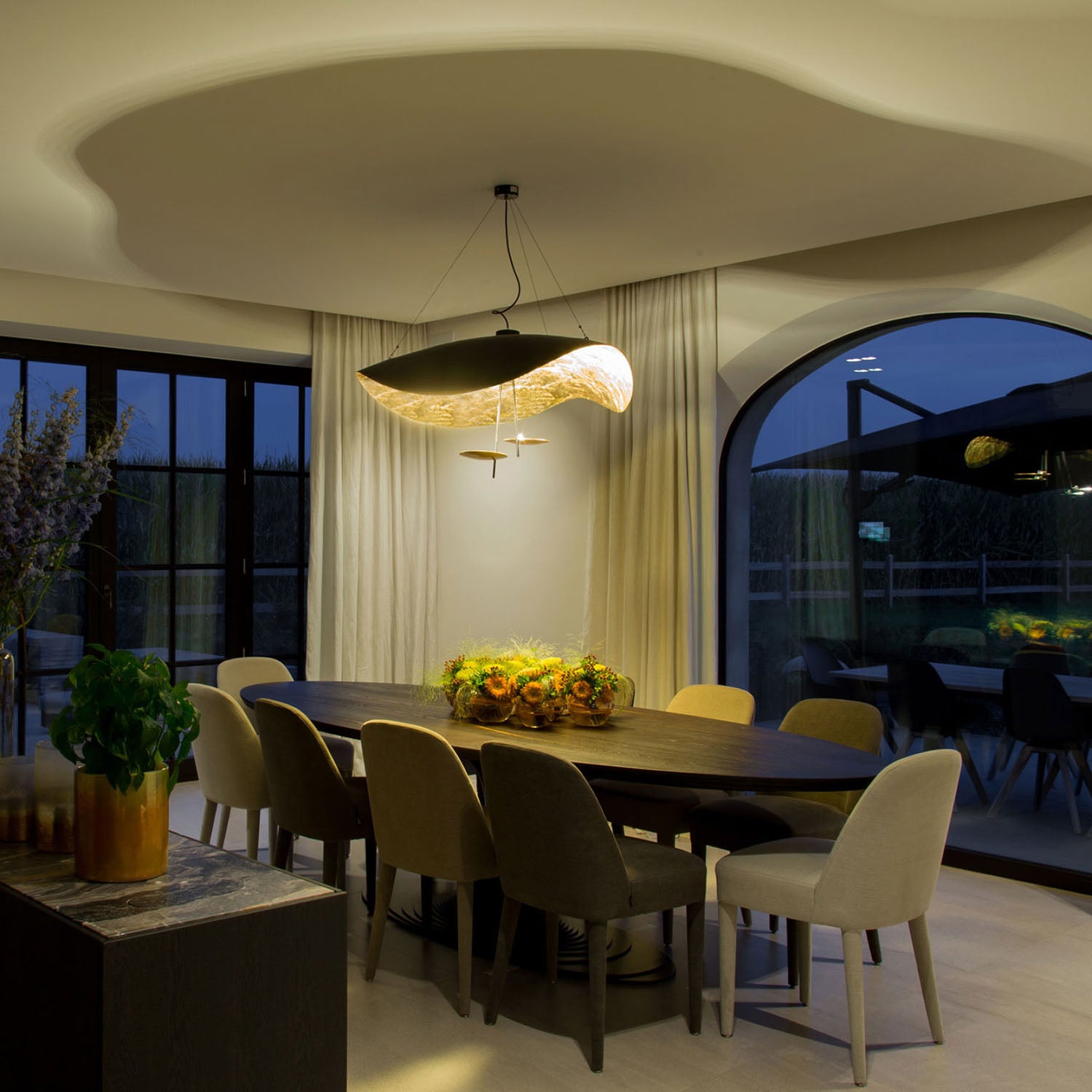 Mobile / Lederam Manta Pendant Lamps by Catellani & Smith