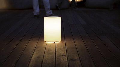 Desktop / WhiteMenu / Lenta Outdoor Floor Lamp, Designed by Bestetti Associati and Davide Groppi