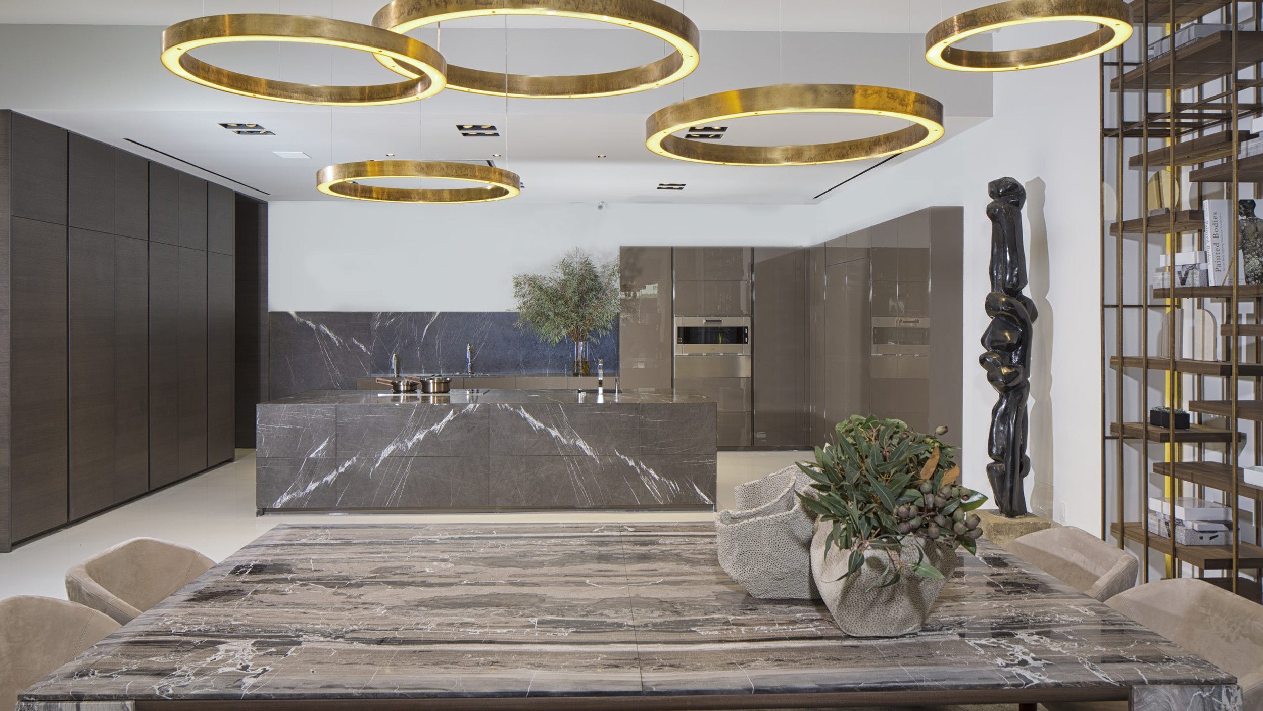 Desktop / Light Ring Horizontal Pendant Light, designed by Massimo Castagna for Henge