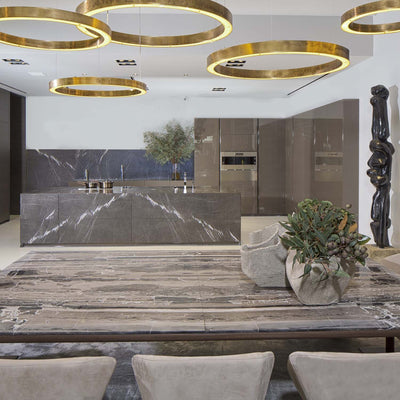 Mobile / Light Ring Horizontal Pendant Light, designed by Massimo Castagna for Henge