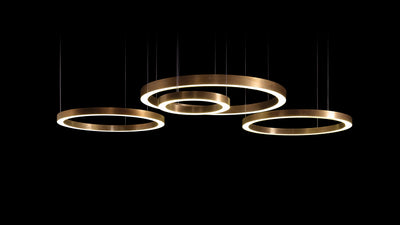 Desktop / Light Ring Horizontal Pendant Light, designed by Massimo Castagna for Henge