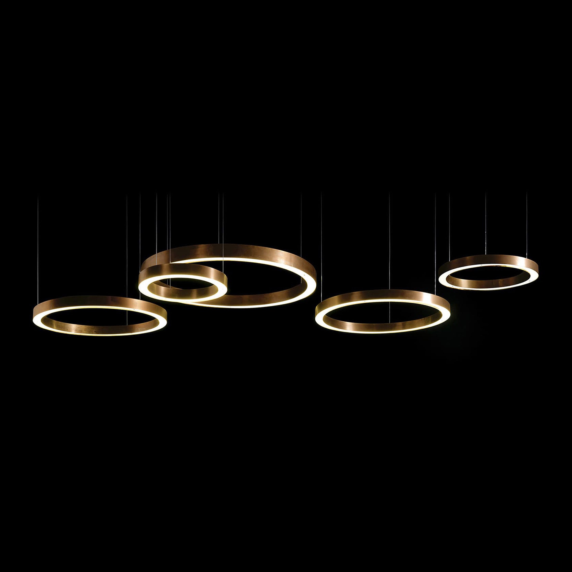 Mobile / Light Ring Horizontal Pendant Light, designed by Massimo Castagna for Henge