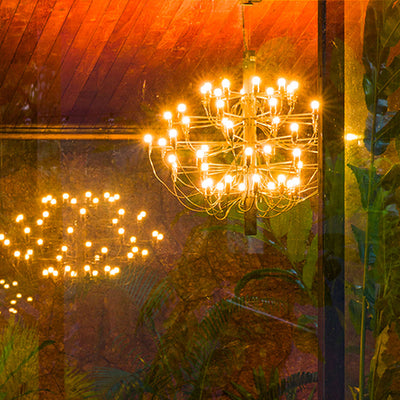 Brass / Mobile / 2097-30 UL Chandelier, designed by Gino Sarfatti made by Flos