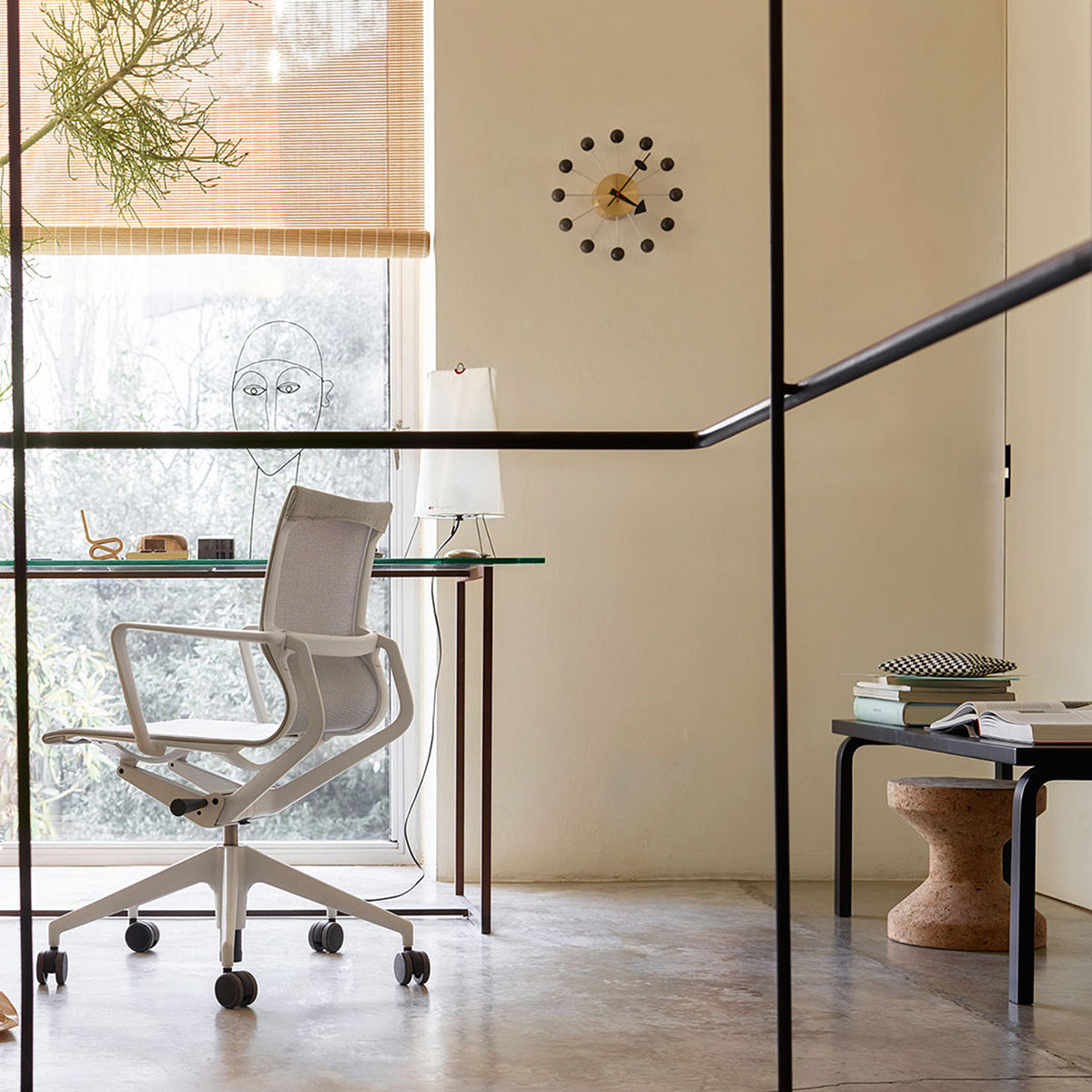 Black Brass / Mobile / Ball Clock, designed by George Nelson for Vitra
