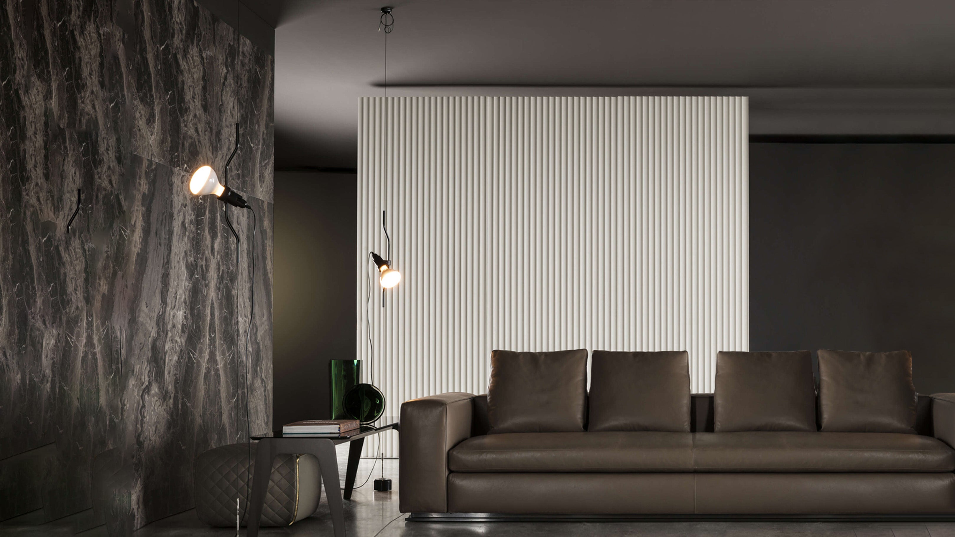 Desktop / BlackMenu / Parentesi designed by Achille Castiglioni made by Flos