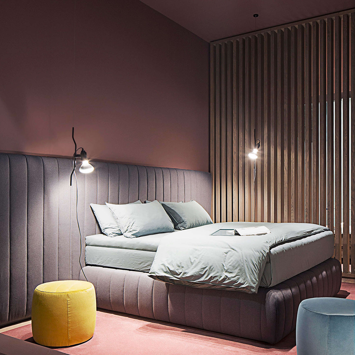 Mobile / BlackMenu / Parentesi designed by Achille Castiglioni made by Flos