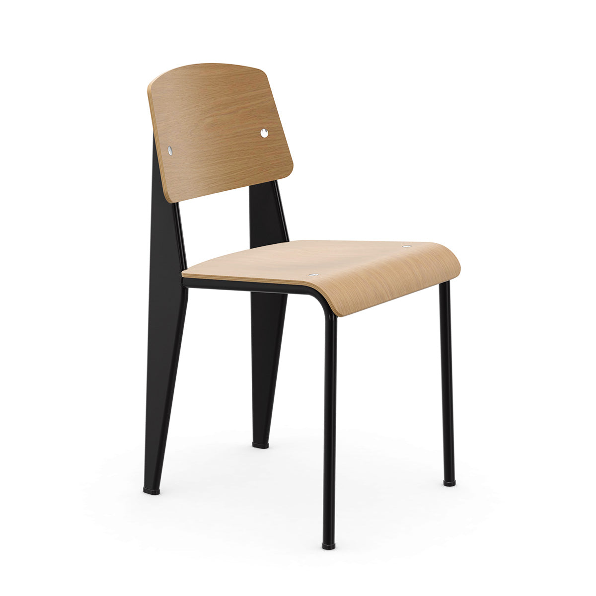 Deep Black / Mobile / Standard Chair, designed by Jean Prouvé made by Vitra
