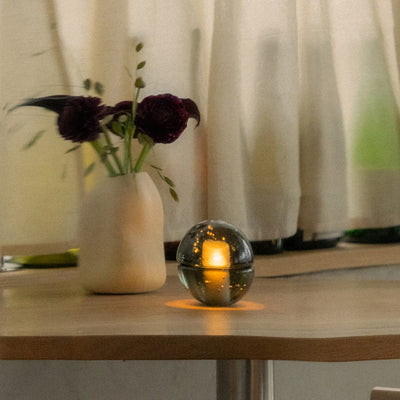 Grey / Mobile / 14p Portable Lamp, designed by Omer Arbel for Bocci