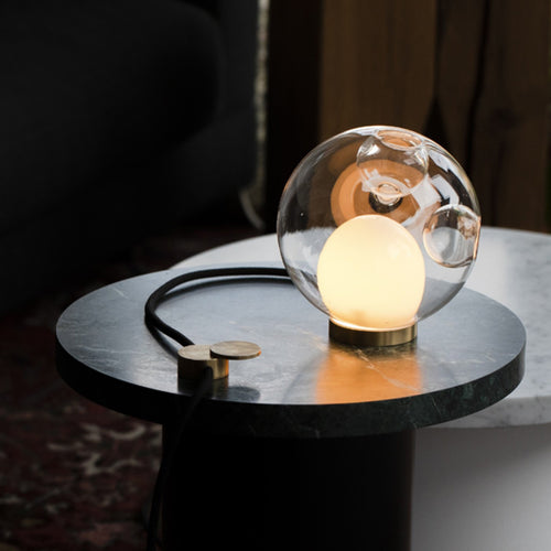 Grey 2 / Mobile / 28t Table Lamp, designed by Omer Arbel for Bocci