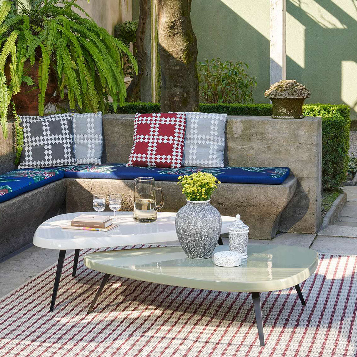 Glossy Petroleo / Mobile / Mexique Coffee Table, designed by Charlotte Perriand for Cassina