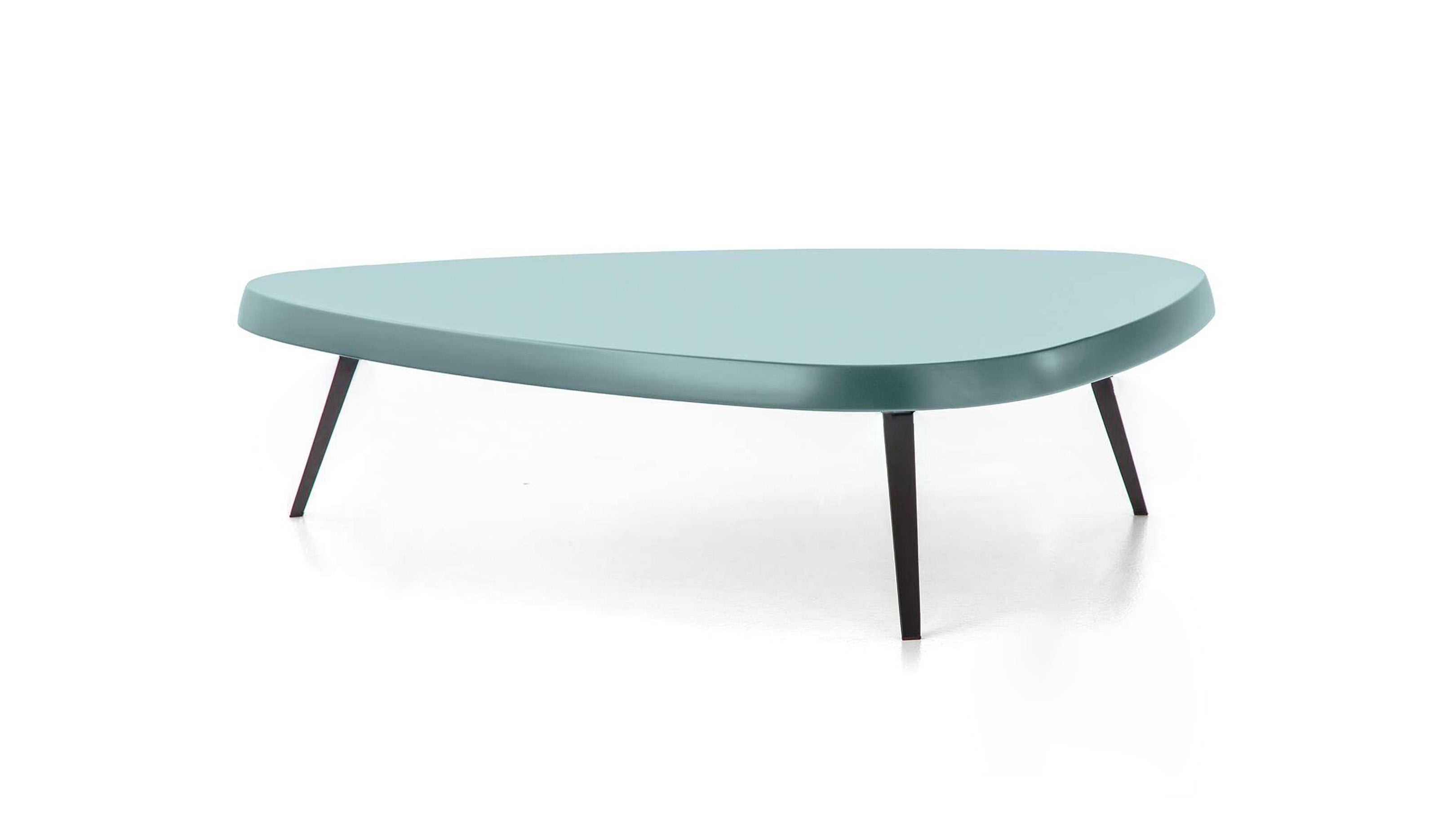 Glossy Petroleo / Desktop / Mexique Coffee Table, designed by Charlotte Perriand for Cassina
